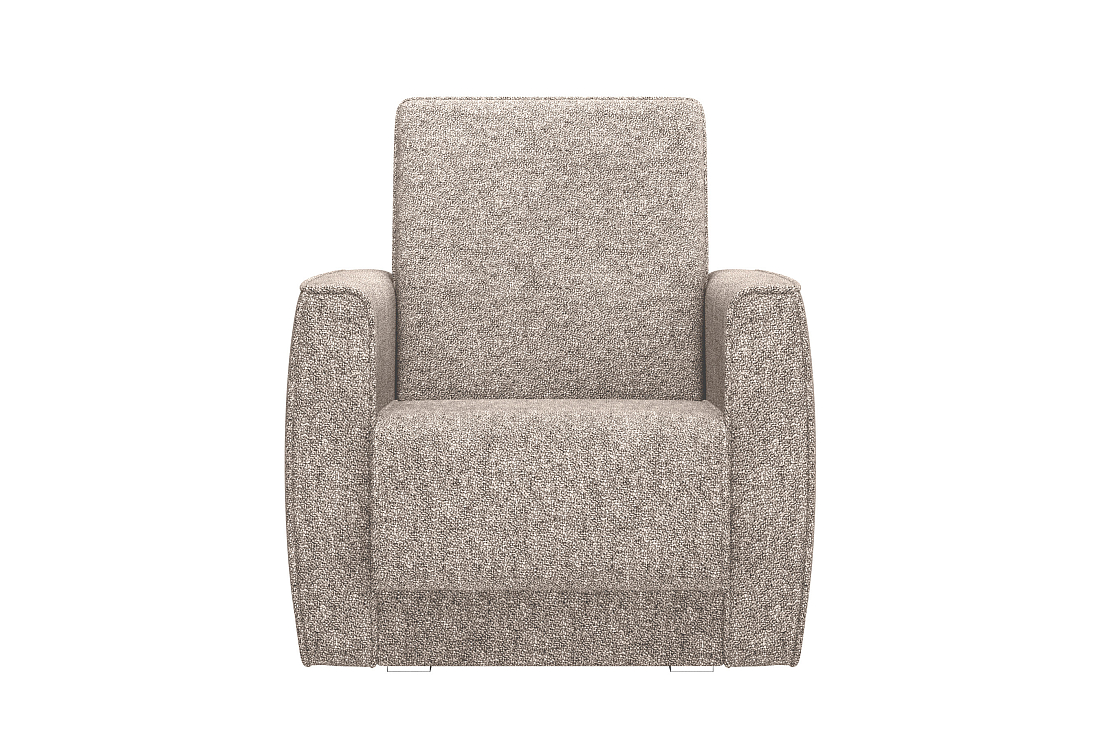 Женева / кресло для отдыха велюр bubble 12 темный беж